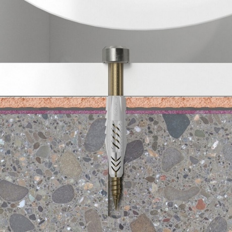 Комплект креплений для унитаза Fischer WCN 1 (60561) - фото 3