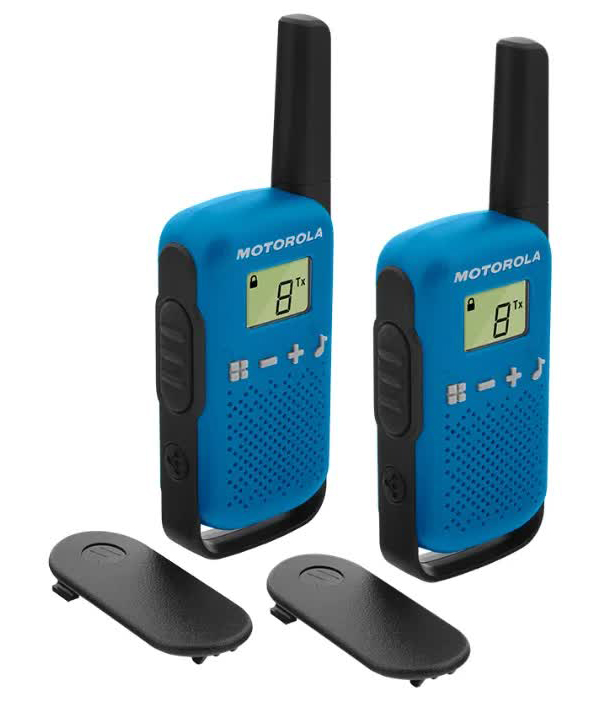 Рация Motorola Talkabout T42 Twin Pack (синий) Комплект из двух радиостанций MT198 рация motorola talkabout t42 triple