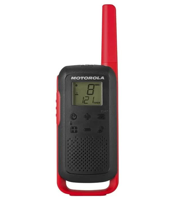 Рация Motorola Talkabout T62 (красный) Комплект из двух радиостанций MT195 motorola t82 extreme quad talkabout