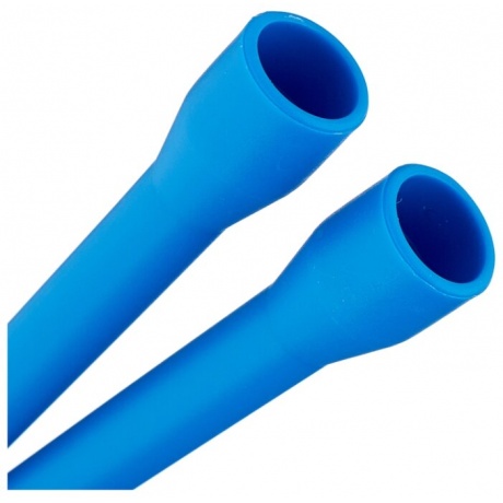 Скакалка высокооборотная Кроссфит стальной шнур в оплетке INDIGO, 97161 IR, Синий, 2,7 м - фото 4