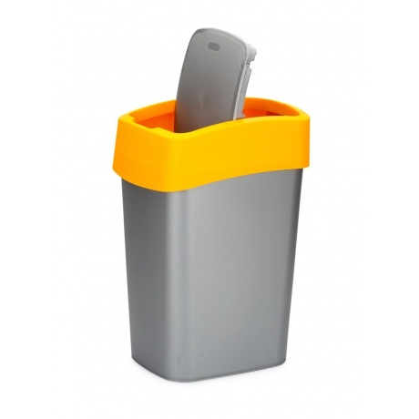 Контейнер для мусора FLIP BIN 10л оранжевый - фото 2