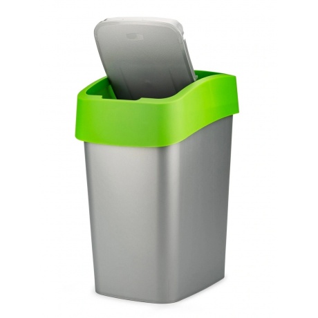 Контейнер для мусора FLIP BIN 25л зеленый - фото 3