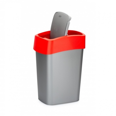 Контейнер для мусора FLIP BIN 10л красный