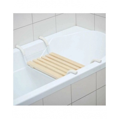 Сиденье в ванну  Классика &quot;Ника&quot; ( дер.,мет. )  СВ2 - фото 7