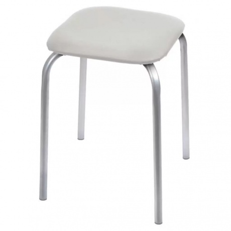 Табурет "Классика 3"  квадр. 4 ножки  32х32 см ТК03  светло-серы...