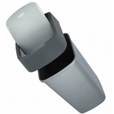 Контейнер для мусора FLIP BIN 9л серебристый/графит - фото 6