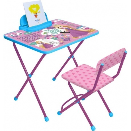 

Комплект Disney 1 - Рапунцель (от 1,5 до 3-х лет, стол 52см + пенал + стул мягк.) Д1Р-М