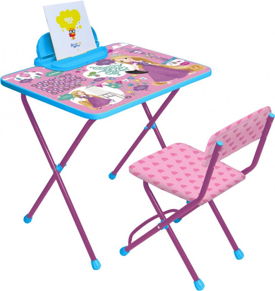 Комплект Disney 1 - Рапунцель (от 1,5 до 3-х лет, стол 52см + пенал + стул мягк.) Д1Р-М - фото 1