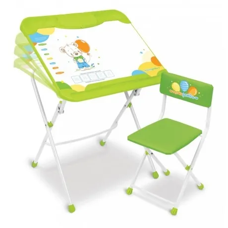 Комплект детский, стол-парта-мольберт, с медвежонком (3-7 лет, п...