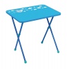 Стол детский складной "Алина" (ЛДСП, 60*45 см) , голубой, СА2Г