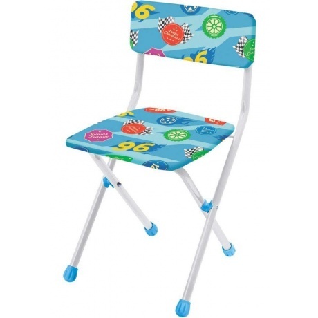 Стул  детский складной "Умница" (моющийся) "Большие гонки" СТУ-3/7