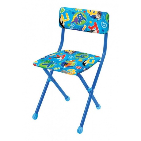 Стул  детский складной "Умница" (моющийся) с буквами СТУ-3/5