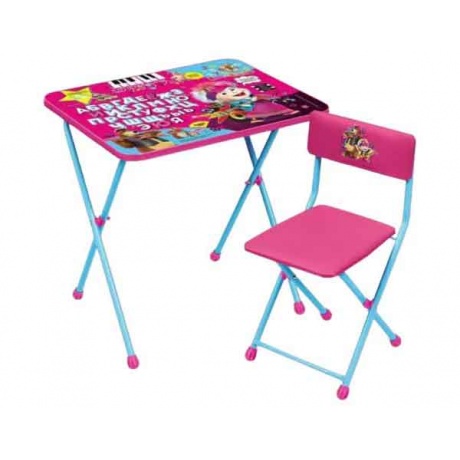 Комплект детский  "Маша и Медведь" (от 3 до 7 лет, 60х45х58, +стул) ММД2/МХ музыкальный хит