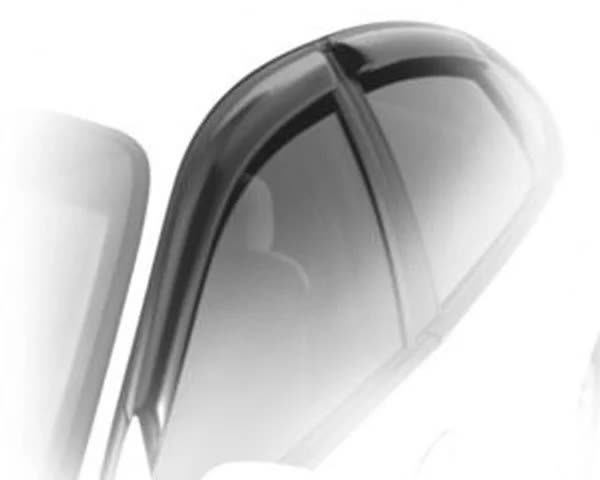 Ветровики SkyLine Hyundai Santa Fe 2012-, пар, цвет черный