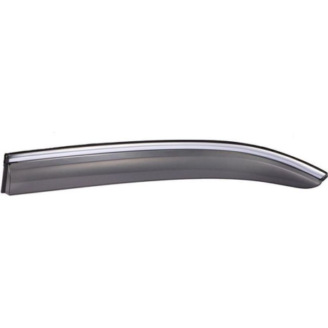 Ветровики SkyLine Honda Civic HB 2012- (with chrome molding), пар