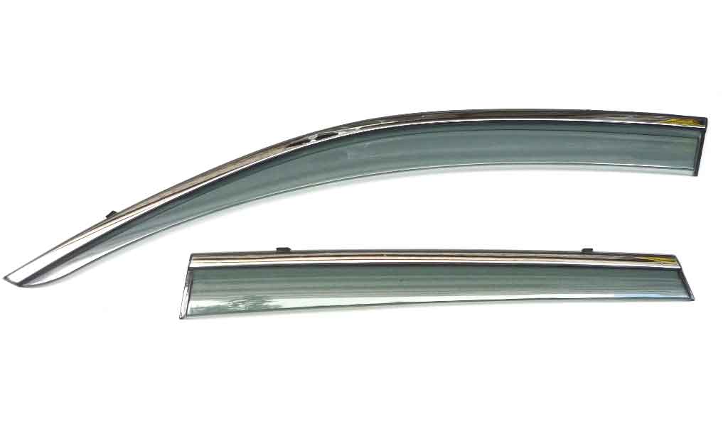 Ветровики Artway Toyota RAV-4 13-15 инжекционные с металлизированным молдингом, AWI-WV-28, цвет металлик