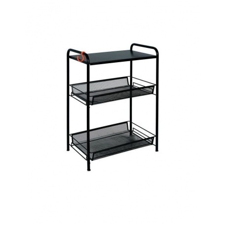 Этажерка "Ладья 33С", 2 корзины, столик, Д*Ш*В - 45*30*61 см, че...