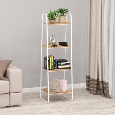 Стеллаж Скандинавия 14, белый,  СТСП14 Б - фото 2