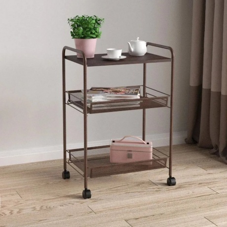 Этажерка Ладья 33КС медный антик,  Э 559 М - фото 2