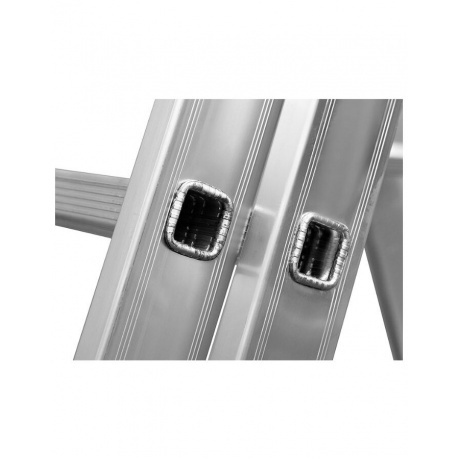 Лестница трехсекционная Сибин 38833-14 14 ступеней - фото 4