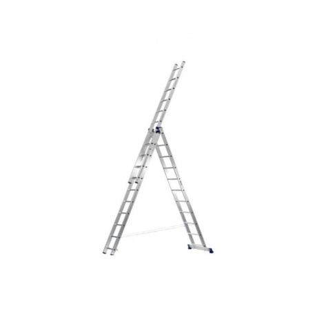 Лестница трехсекционная Сибин 38833-12 12 ступеней - фото 2