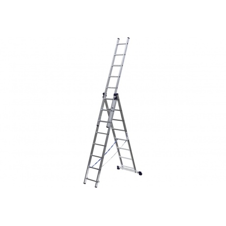 Лестница трехсекционная Сибин 38833-08 8 ступеней - фото 2