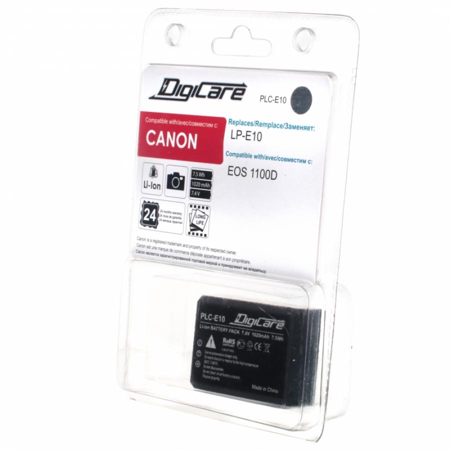 цена Аккумулятор DigiCare PLC-E10 / LP-E10 / EOS 1100D