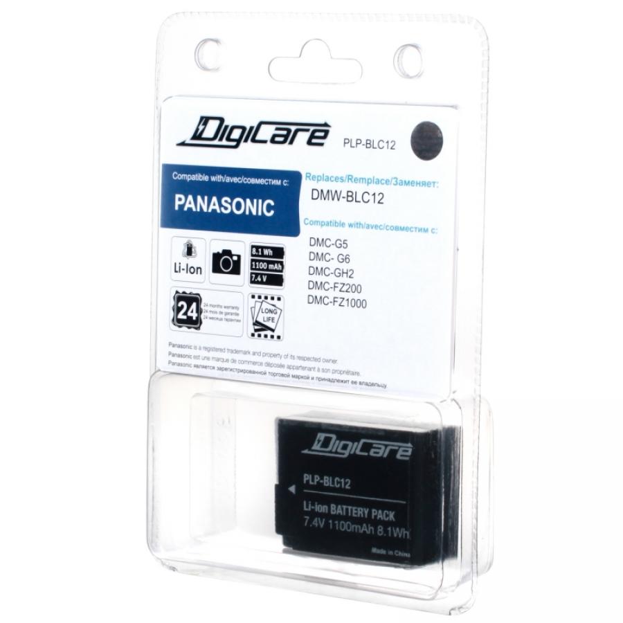 Аккумулятор DigiCare PLP-BLC12/ DMW-BLC12 для DMC-G5, G6, GH2, FZ200, FZ1000 от Kotofoto
