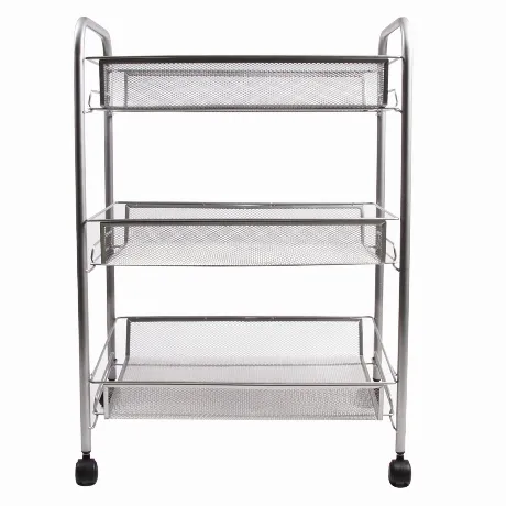 Этажерка (тележка) BRABIX офисно-бытовая 3 яруса, на колесах, ме...