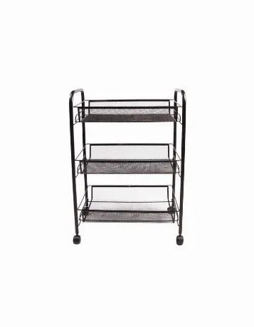 Этажерка (тележка) BRABIX офисно-бытовая 3 яруса, на колесах, ме...