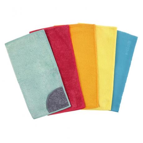 Набор салфеток для всех видов поверхности e-cloth 5шт, для кухни, ванной, универсал.,окон, стекла - фото 3