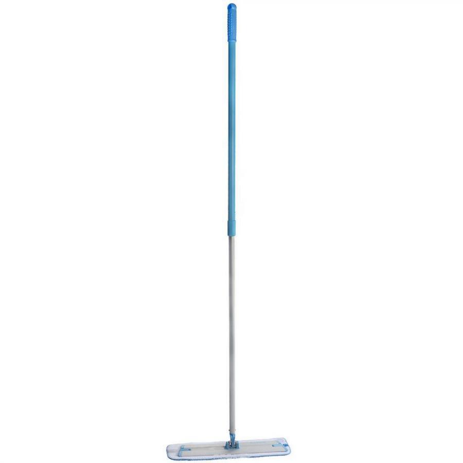 Швабра с телескопической ручкой e-cloth ручка до 1,5м,основание 45х13,5см, голубая