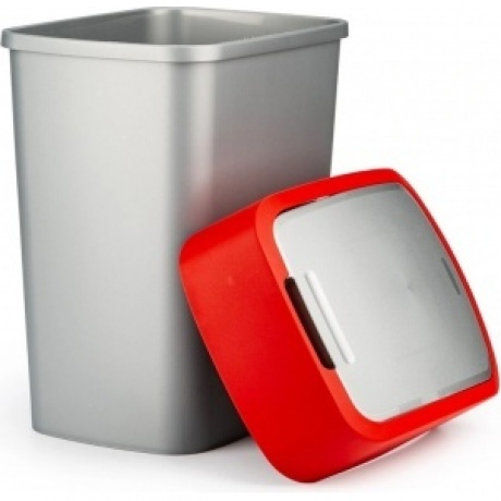 Контейнер для мусора FLIP BIN 25л красный - фото 2