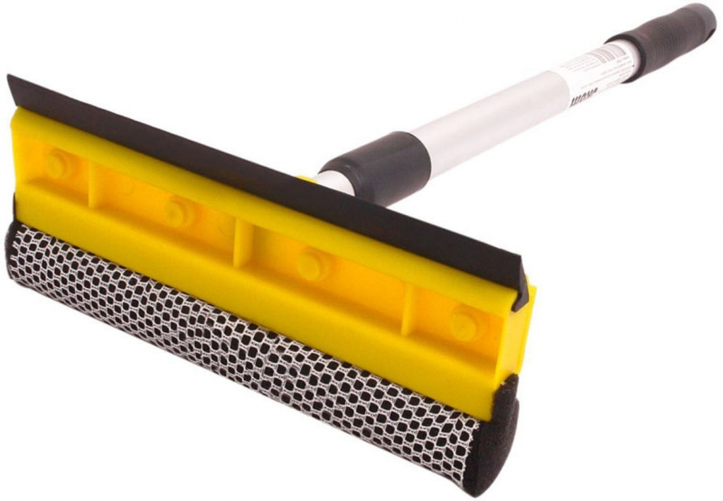 Стекломой WS-06 (с телеск. алюм.ручкой), размер щетки:20см, длина:45-78см стеклоочиститель с короткой ручкой микрофибра