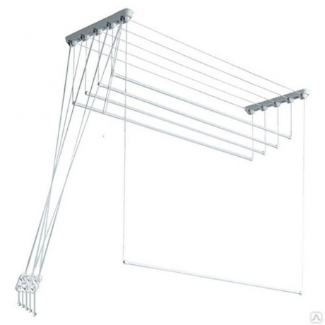 

Сушилка для белья потолочная ЛИАНА 2,1м, 5 стержней