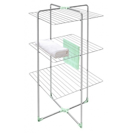 

Сушилка д/белья напол. мет. вертикал. "Ника" silver (700*700*1310) СБВ1/С