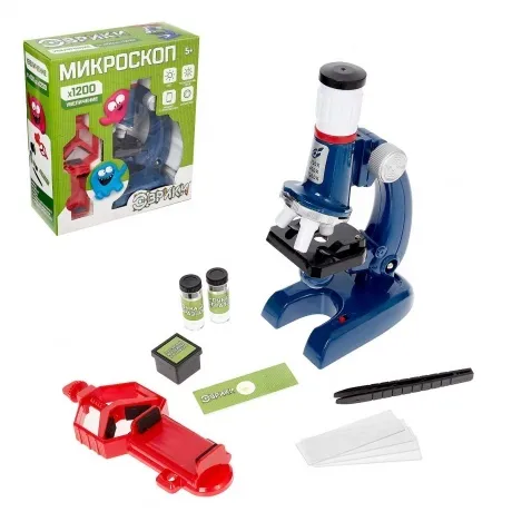 Микроскоп Эврики "Юный исследователь" увеличение х1200 № SL-0297...