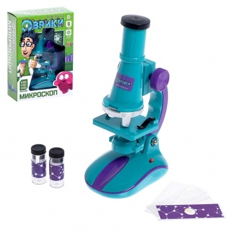 

Микроскоп Эврики детский с набором для исследований, свет МИКС №SL-0078 арт.1629483