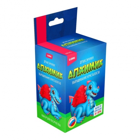 Выращивание кристаллов.Lori Драконы."Голубой дракончик"