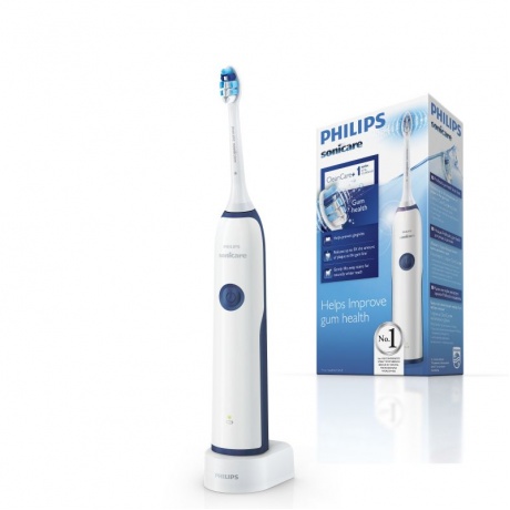 Зубная щетка электрическая Philips Sonicare CleanCare+ HX3292/28 белый/синий - фото 3