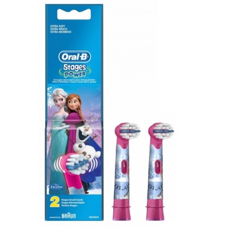 Насадка для детской зубн/щ. Braun Oral-B EB10K Frozen Kids 2 шт - фото 1