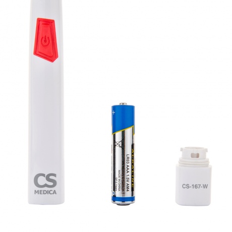 Электрическая звуковая зубная щетка CS Medica SonicMax CS-167-W (белая) - фото 9