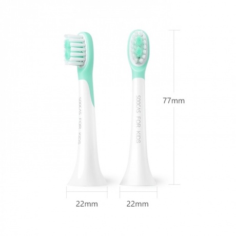 Комплект насадок для зубной щетки SOOCAS Kids Sonic Electric Toothbrush С1 (2шт.) - фото 6