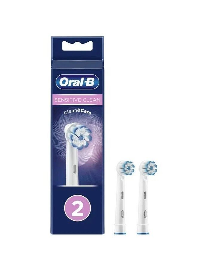 Насадки для эл. зубн/щ. Braun Oral-B EB60 SensitiveClean 2 шт цена и фото