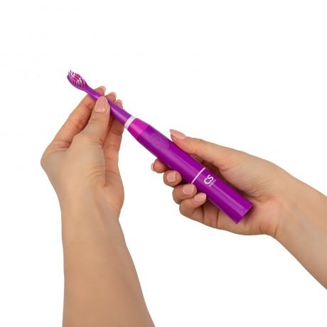 Электрическая зубная щетка CS Medica CS-999-F (фиолетовая) - фото 5