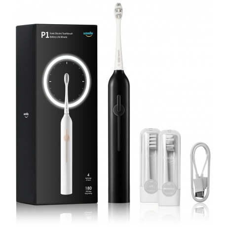 Электрическая зубная щетка Usmile P1 (черная) - фото 1