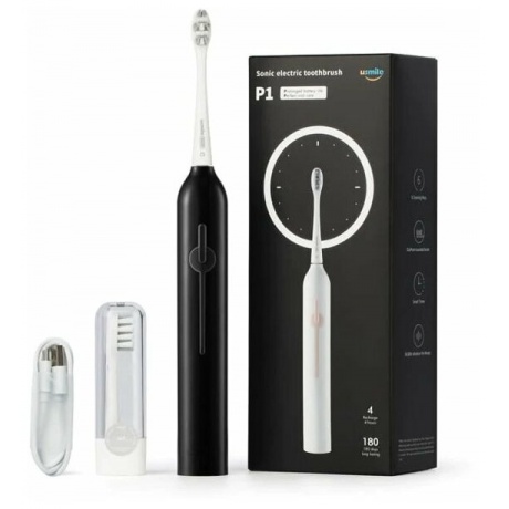 Электрическая зубная щетка Usmile P1 (черная) - фото 2