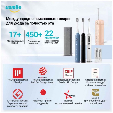 Электрическая зубная щетка Usmile P1 (черная) - фото 6