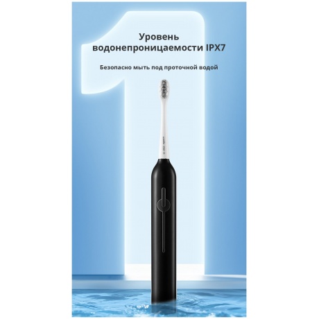Электрическая зубная щетка Usmile P1 (черная) - фото 8