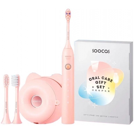 

Электрическая зубная щетка Soocas D3, Розовая